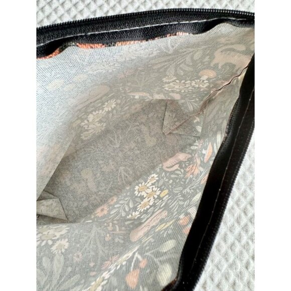 New Mushroom Core Cat Flowers Acorns Leaves Makeup Tech Pencil Bag - 10” - Picture 7 of 8